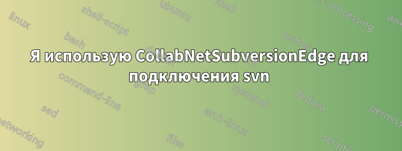 Я использую CollabNetSubversionEdge для подключения svn