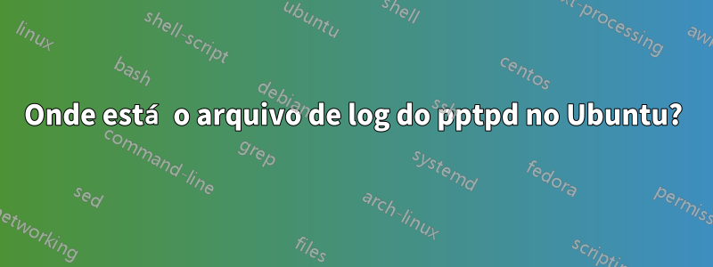 Onde está o arquivo de log do pptpd no Ubuntu?