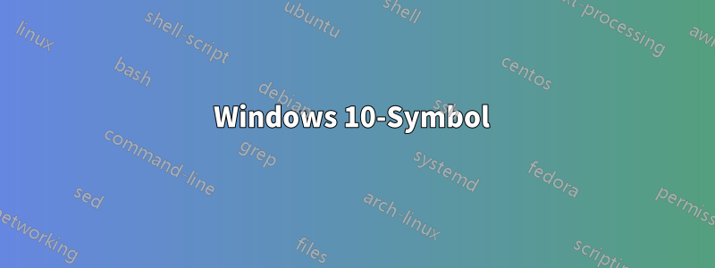 Windows 10-Symbol 