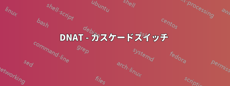 DNAT - カスケードスイッチ