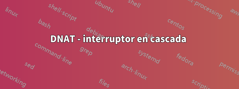 DNAT - interruptor en cascada