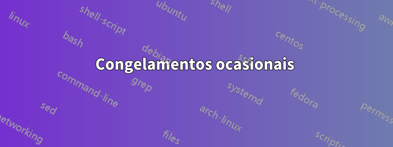 Congelamentos ocasionais