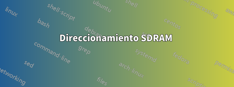 Direccionamiento SDRAM