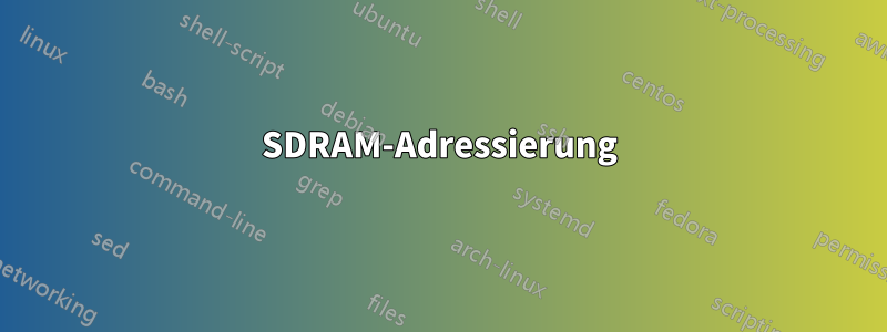 SDRAM-Adressierung