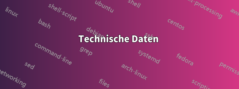 Technische Daten