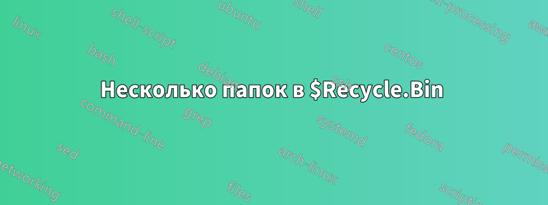 Несколько папок в $Recycle.Bin