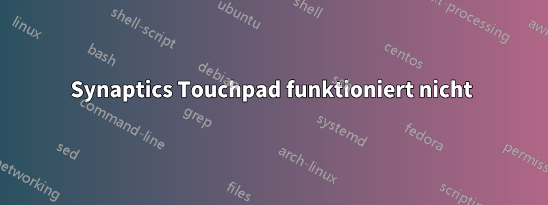 Synaptics Touchpad funktioniert nicht