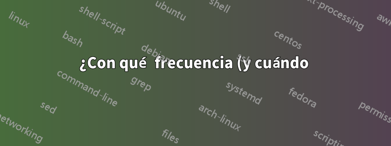 ¿Con qué frecuencia (y cuándo) NTPD actualiza la hora?