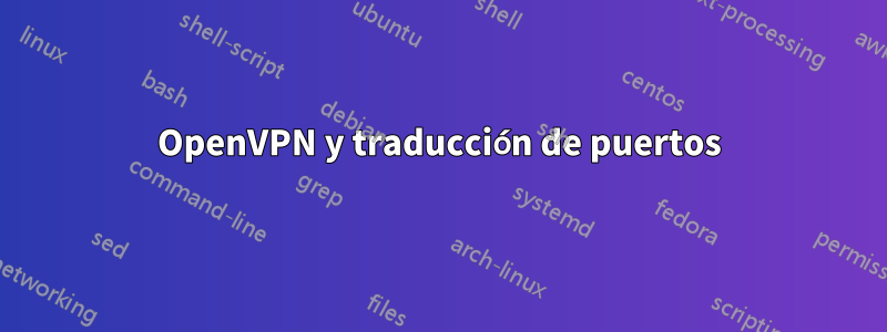 OpenVPN y traducción de puertos