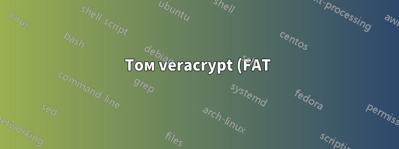 Том veracrypt (FAT), созданный на Mac OS, размещенный в облаке Box, пуст на Windows 7
