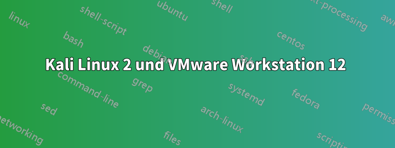 Kali Linux 2 und VMware Workstation 12