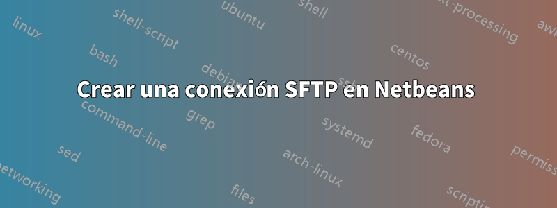 Crear una conexión SFTP en Netbeans