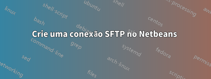 Crie uma conexão SFTP no Netbeans