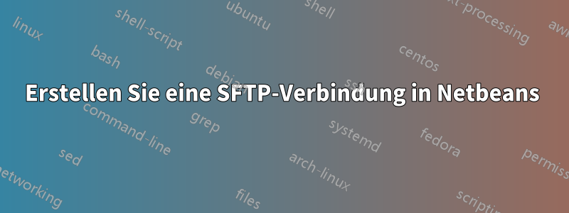 Erstellen Sie eine SFTP-Verbindung in Netbeans