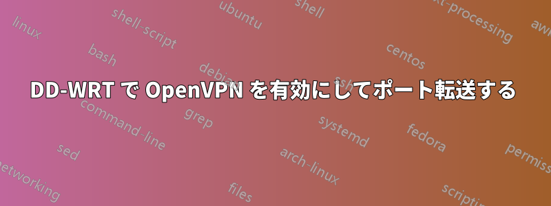 DD-WRT で OpenVPN を有効にしてポート転送する