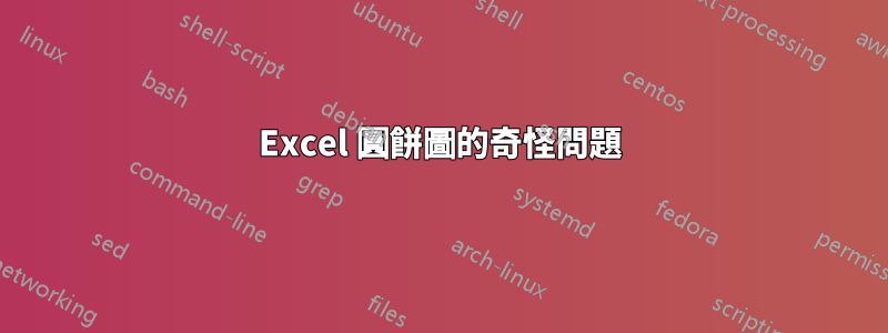 Excel 圓餅圖的奇怪問題