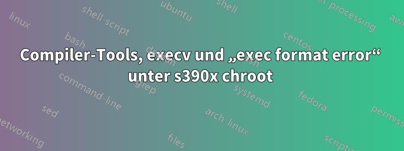 Compiler-Tools, execv und „exec format error“ unter s390x chroot