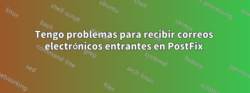 Tengo problemas para recibir correos electrónicos entrantes en PostFix