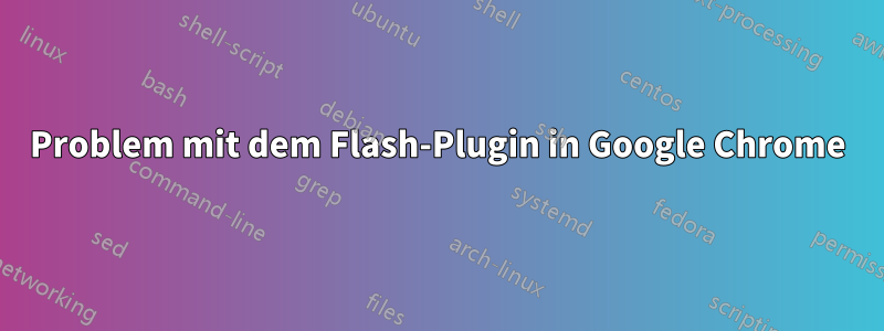 Problem mit dem Flash-Plugin in Google Chrome