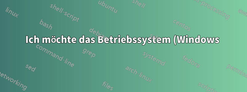 Ich möchte das Betriebssystem (Windows) über „Wiederherstellung“ -> „Diesen PC zurücksetzen“ auf einer neuen SSD installieren.