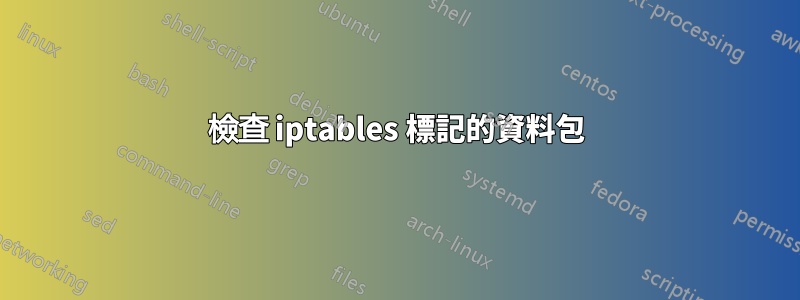 檢查 iptables 標記的資料包
