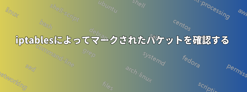 iptablesによってマークされたパケットを確認する