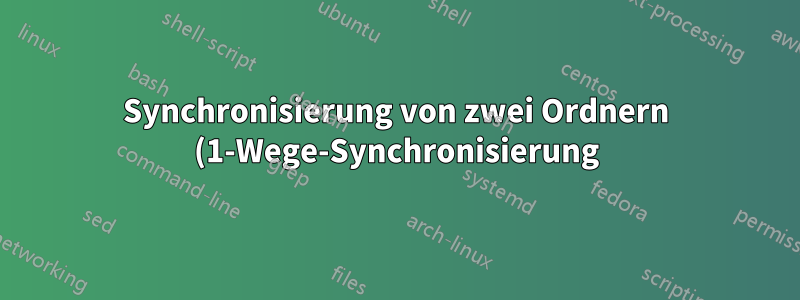 Synchronisierung von zwei Ordnern (1-Wege-Synchronisierung), einer im Intranet und der andere im Extranet