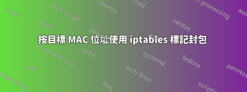 按目標 MAC 位址使用 iptables 標記封包
