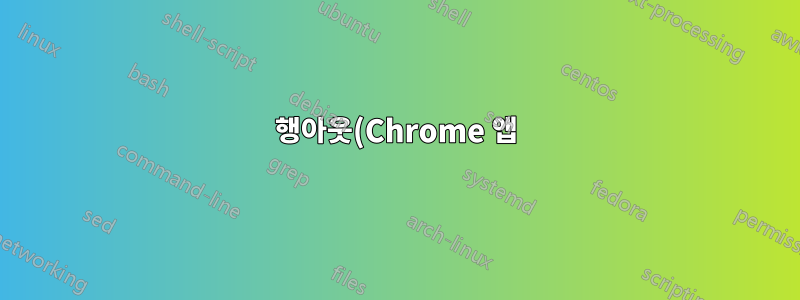 행아웃(Chrome 앱)에 사용 중인 계정을 변경하는 방법(또는 다시 로그인하기 위해 데이터를 재설정하는 방법)