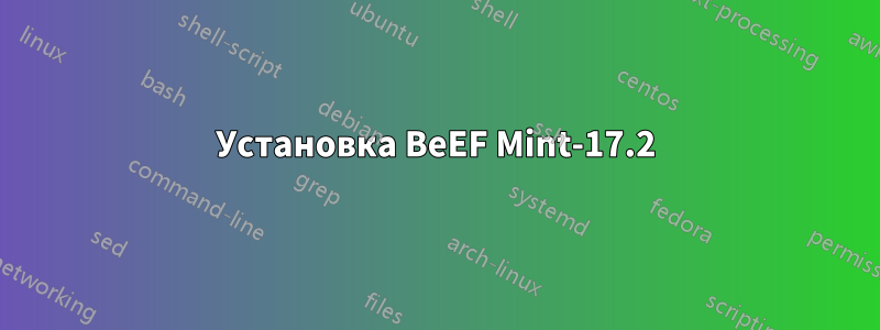 Установка BeEF Mint-17.2