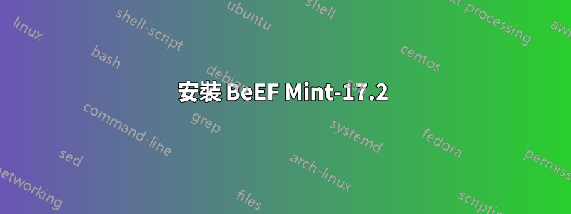 安裝 BeEF Mint-17.2