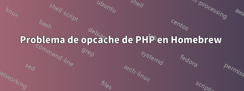 Problema de opcache de PHP en Homebrew