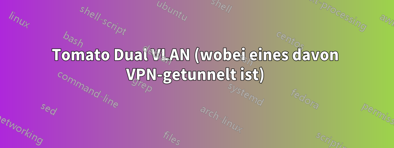 Tomato Dual VLAN (wobei eines davon VPN-getunnelt ist)