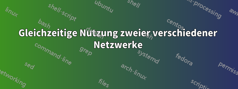 Gleichzeitige Nutzung zweier verschiedener Netzwerke