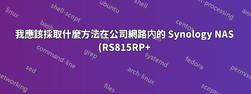 我應該採取什麼方法在公司網路內的 Synology NAS (RS815RP+) 上安裝 Bash?