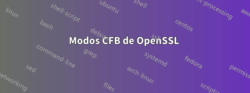 Modos CFB de OpenSSL