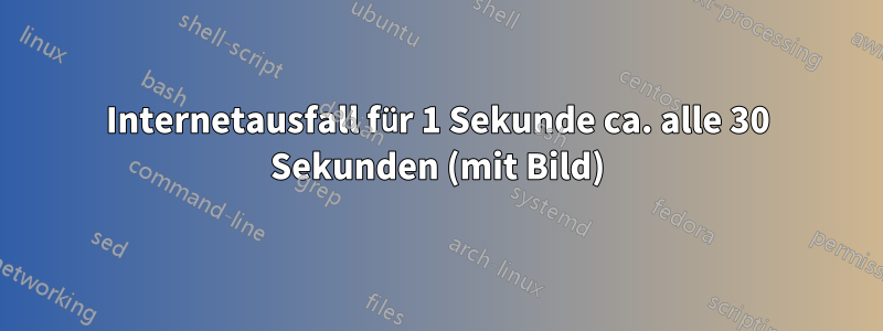 Internetausfall für 1 Sekunde ca. alle 30 Sekunden (mit Bild)