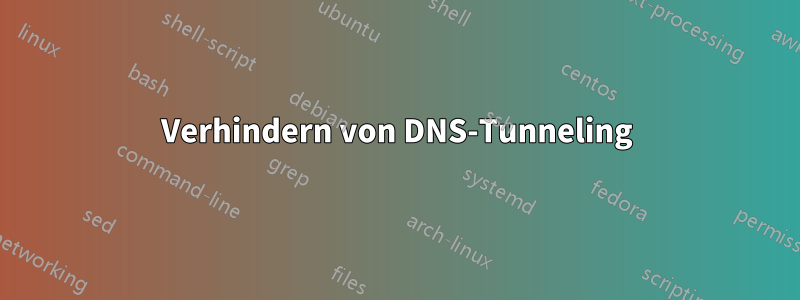 Verhindern von DNS-Tunneling