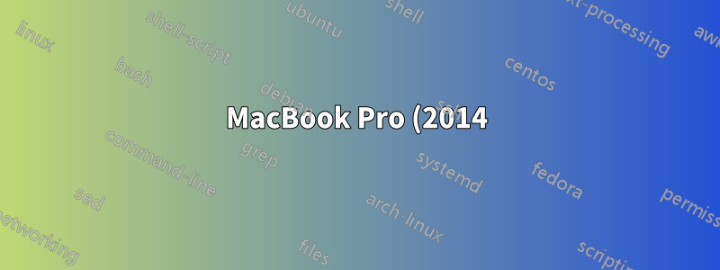 MacBook Pro (2014), tarjeta SD para máquina virtual VMWare 7