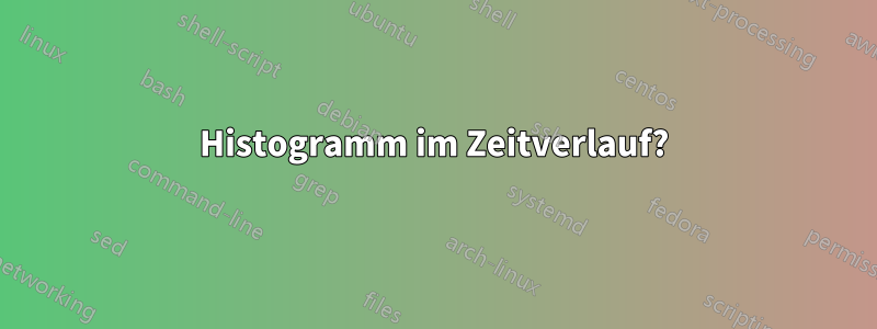 Histogramm im Zeitverlauf?