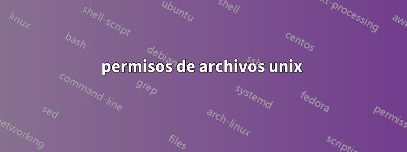 permisos de archivos unix