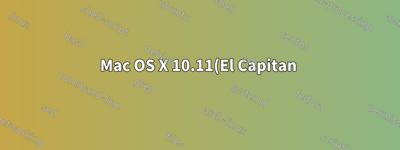Mac OS X 10.11(El Capitan)에 PHP 5.6.14를 어떻게 설치합니까?