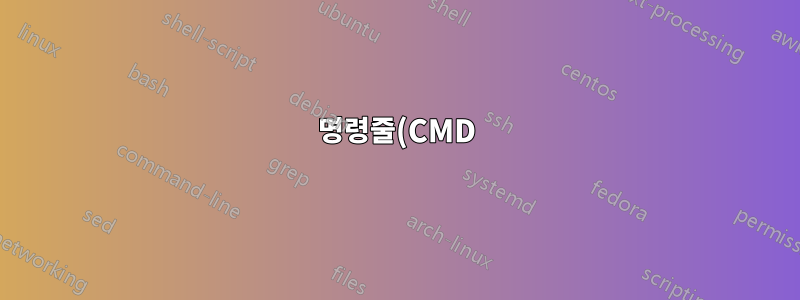 명령줄(CMD)에서 특정 문자 수로 파일 이름 복사