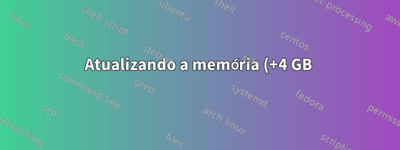 Atualizando a memória (+4 GB) no meu Lenovo B590