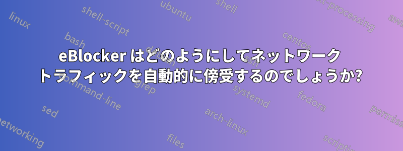 eBlocker はどのようにしてネットワーク トラフィックを自動的に傍受するのでしょうか?