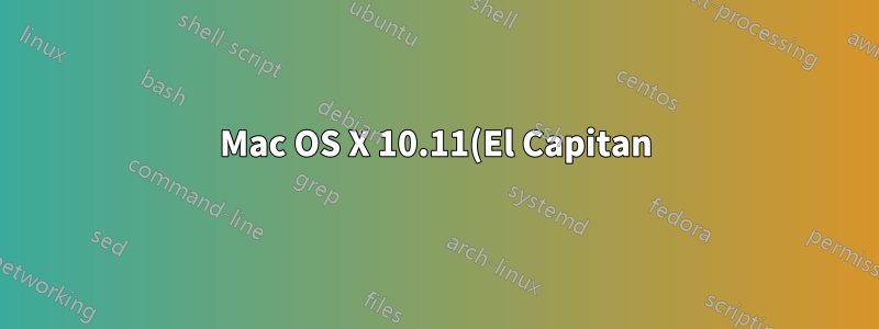 Mac OS X 10.11(El Capitan)에서 기본적으로 Finder에서 SMB를 사용하도록 AFP를 비활성화하려면 어떻게 해야 합니까?