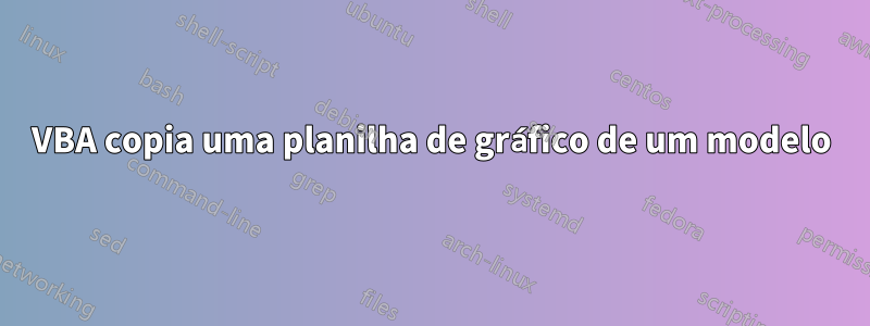 VBA copia uma planilha de gráfico de um modelo