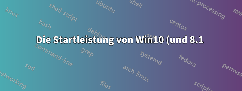 Die Startleistung von Win10 (und 8.1) ist auf mysteriöse Weise träge