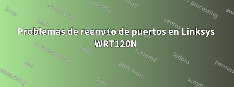 Problemas de reenvío de puertos en Linksys WRT120N