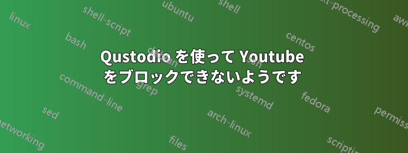 Qustodio を使って Youtube をブロックできないようです